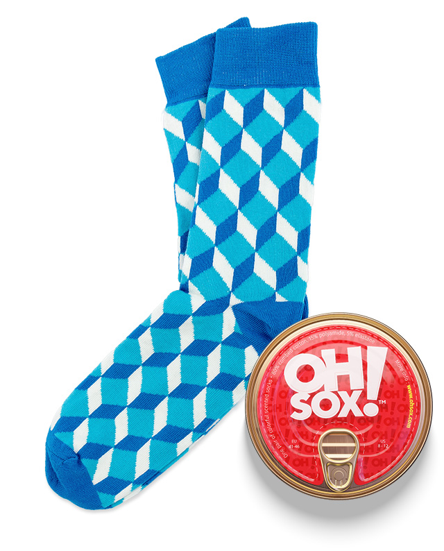 Oh-Sox-Colorful-socks-Blue-Cube